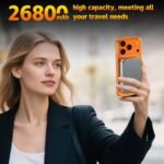 Magnetic Power Bank 26800mAh for Magsafe Portable Charger, Aluminum Alloy Large Capacity 20W USB-C in&Out Wireless Fast Charging for iPhone 17Pro/17Pro Max/16/15/14/13/12 Series, Gray - Image 3