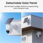 aosu T2 Ultra 4K Security Cameras Wireless Outdoor, TrueColor Night Vision, AI Triple Detection, 360° Auto Tracking, Solar Powered WiFi Camera for Home Security, 1Pack - Image 6