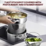 Duxtop Professional Stainless Steel Induction Cookware Set, 19PC Kitchen Pots and Pans Set, Heavy Bottom with Impact-bonded Technology - Image 5