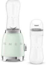 SMEG 50's Retro Style Personal Blender with Backlit Knob and Two BPA 600 ML Free bottles PBF01PGUS Pastel Green - Image 3
