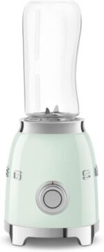 SMEG 50's Retro Style Personal Blender with Backlit Knob and Two BPA 600 ML Free bottles PBF01PGUS Pastel Green - Image 4