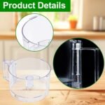 7-Cup Food Processor Work Bowl Compatible with Cuisinart DLC-10 Series（4tabs）, Replace#: FP-631AGTXT,Note: This is a replacement for the one with 4 tabs on the rim ONLY - Image 8