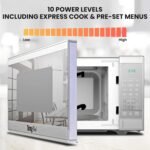 Total Chef 0.9 Cu Ft Microwave Oven – Compact Countertop Kitchen Appliance, Small Stainless Steel Microwave with Digital Touch, Pre-Set Functions, 10.6” Turntable, 900 Watt - Image 6