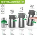 Blockhütte Food Thermos for Adults - 24 oz | Wide Mouth Thermos for Soup with Spork & Brush | Stainless Steel Thermal Lunch Box 14h Hot | Insulated Lunch Containers for Travel, Work, School - Image 4