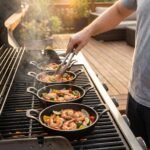 Hiceeden 4 Pcs Small Cast Iron Skillets, 6.3 x 6.3 x 1.6 Inch Non-stick Cast Iron Pan, Mini Frying Pans with Double Handle for Stove, Oven, Grill Safe, Indoor and Outdoor Use - Image 6