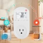 New Generation! Briidea Smart WiFi Temperature Control Outlet Compatible with Alexa Google Assistant, Perfect for Households Greenhouses Reptile Enclosures Incubators, 110V/16A - Image 3