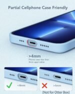 charmast Small Portable Charger for iPhone, Ultra-Compact 20W PD Fast Charging Power Bank 5000mAh, Mini Battery Pack for iPhone 14/14 Pro Max/13/13 Pro Max/12/12 Pro Max/11/XR/X/8/7/6 etc - Image 5