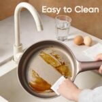 CAROTE Pots and Pans Set Non Stick, Cookware Sets Nonstick 19 pcs Kitchen Pot & Pan, Induction cookwasre Compatible with Crepe Frying Pan PFOA/PFOSFree - Image 4