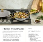 Our Place Titanium Pro Cookware Set | 10-Piece Pots and Pans Set with Always Pan Pro, Perfect Pot Pro & Minis | Non-Toxic No-Coating Nonstick | Induction & Oven-Safe up to 750°F | Gold - Image 4