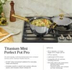Our Place Titanium Pro Cookware Set | 10-Piece Pots and Pans Set with Always Pan Pro, Perfect Pot Pro & Minis | Non-Toxic No-Coating Nonstick | Induction & Oven-Safe up to 750°F | Gold - Image 5