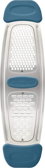 Rachael Ray Multi Stainless Steel Grater, Marine Blue, Small - Image 4