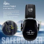 Ear Protection Ear muffs Noise Reduction NRR 28dB Adjustable Hearing Protection for Working Mowing SK-06P - Image 6