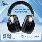 Ear Protection Ear muffs Noise Reduction NRR 28dB Adjustable Hearing Protection for Working Mowing SK-06P - Image 7