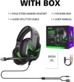 EKSA Fenrir S Gaming Headset for Xbox Series X/S, Xbox One, PS5, PS4, PC, Switch - Noise Cancelling Microphone, Comfortable Ear Pads, 50 mm Drivers, RGB Light, One Key Control - Birthday Gift - Image 7