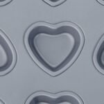 Fox Run Mini Heart Muffin Pan, 12-Cup, Preferred Non-Stick, Gray - Image 4