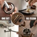 Coffee Grinder Cleaning Kit - 5Pcs Large Soft Brush, Small Hard Brush, Group Head Brush, Long-reach Brush & Air Blower for Coffee & Espresso Machine Parts & Accessories - Image 3