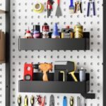 Magnetic Spice Rack for Refrigerator, Kitchen Organizer and Storage Shelf, Black (4 Pack)… - Image 5