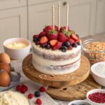 HUAKENER 8 Inch Cake Pan - Set of 3 Round Cake Pans with 100 Pieces Parchment Paper, Non-stick Cake Baking Pans with Handle, Dishwasher Safe - Image 5