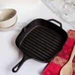 12 Inch Square Grill Pan Large Pre-Seasoned Cast Iron - Image 5