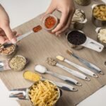 13-piece Measuring Cups and Spoons Set, 18/8 Stainless Steel Heavy Duty Ergonomic Handle with Ring Connector, Silver - Image 5