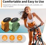 EZON Heart Rate Monitor Chest Strap C009Pro,ANT+& Bluetooth 5.1 Dual Protocol,Up to 400H Battery Life,Compatible with Polar/Strava/Wahoo/Peloton,Ideal for Fitness Training Cycling - Image 5