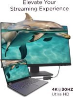 Lenovo – USB-C 7-in-1 Hub – Computer Networking Laptop Accessory – Laptop Docking Station - 4K via HDMI, 3 USB-A devices, 2 SD/TF Card Readers USB-C Power Pass Through - Image 4