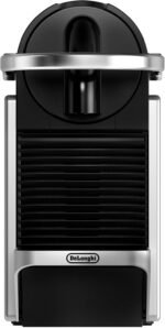 De′Longhi Nespresso Pixie EN127.S, Fully Automatic Coffee Machine, One-Button Coffee Machine with Multi-Function, Welcome Set Included, Compact Design, 19 Bar Pressure, 1260W, Silver - Image 3