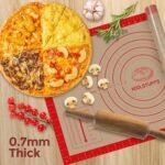 Silicone Pastry Mat - 26"x16" Non Slip Baking Mat with Measurements, Extra Large Dough Mats for Counter, Ideal for Rolling Dough, Fondant, Pizza, Pie, Cookies - Image 4