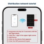 WiFi Smart Push Button Light Switch, Neutral Wire Required, Single-Pole, Single-Gang 3-Button, Works with Alexa, 2.4GHz, Non-Dimmable, Black - Image 6