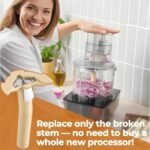 Replacement Parts DLC-039ATX-1 Compatible with Cuisinart 14 Cup Food Processor, Detachable Stem Compatible with DFP-14, DLC-2014 & MP-14 Models - Image 5