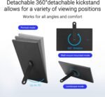 ASUS ZenScreen 16” Portable USB Monitor (MB169CK) - Full HD, IPS, Dual USB-C, Mini-HDMI, Eye Care, Flicker Free, Blue Light Filter, Anti-Glare Surface, 360° Kickstand, 3 yr Warranty - Image 3