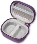 CaseSack Case for JLab Go Pop+,Go Air Pop, Air Tones+/ Tones, JBuds Mini True Wireless Earbuds, Compact Organizer for The Charger case and Charger Cord (Purple) - Image 4