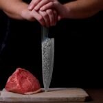 FINTISO Chef Knife 8 inch, 67-Layer Japanese Damascus Steel Kitchen Knife, Sharp Knife with G10 Handle, Professional Cooking Knives for Home and Kitchen - Image 6