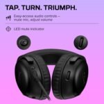 HyperX Cloud III – Wired Gaming Headset, PC, PS5, Xbox Series X|S, Angled 53mm Drivers, DTS, Memory Foam, Durable Frame, Ultra-Clear 10mm Mic, USB-C, USB-A, 3.5mm – Black (Renewed) - Image 5