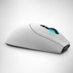 Alienware Wireless Gaming Mouse AW620M - Wireless/Wired, 1 x USB - 4 pin USB Type A, 26000 dpi, 3.52oz (99g) Weight, 7 Buttons, Non-Slip Grip, up to 140 Hours of Gaming - Lunar Light - Image 8
