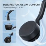 Yealink UH42 USB-C/A Headset with Microphone for PC Computer, Wired Headset Teams Certified, Noise Cancelling Mic, in Line Control, Mute Button, Cable Length 7.05FT, All Day Comfort - Image 4