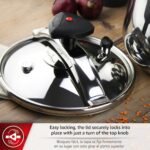 MAGEFESA Star Belly Pressure Cooker 8.4 Qt – 18/10 Stainless Steel, Rounded Bottom, 3 Safety Systems, Works on All Stovetops Including Induction, 8 PSI - Image 6