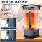 GAOMON Large Capacity Commercial Coffee Urn - 80 Cup (12L/3.2 Gal) Stainless Steel Beverage Dispenser, Double Wall Insulated, Electric Hot Water/Coffee Maker for Catering, Events, Offices - Image 6