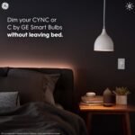 GE CYNC Dimmer Smart Switch, Wire-Free, Dimmer + White Tones Control with Bluetooth, No Wiring Required (Packaging May Vary) - Image 5