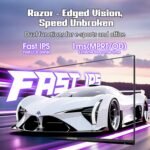 Amzfast 27 inch 1440P 200Hz/180Hz White Gaming Monitor, 2K QHD (2560 ×1440),MPRT 1ms Fast IPS | HDR400 & TÜV Rheinland Eye Care & 12 Months Exchange (HDMI & DP Cable) - Image 5