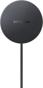 Samsung Galaxy Magnet Wireless Charger, Cordless Super Fast Charging, Powerful Design, Built-in Magnets, No-Slip Surface, Dark Gray - Image 4