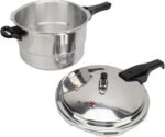 Stainless Steel Pressure Cooker, Kitchen Pressure Cooker for Induction and Stove Top, Pressure Canner with Safety Valves and Steaming Plate, for, Noodles(20CM) - Image 4