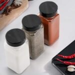 Hacaroa 16 Pack 20 Fl Oz Plastic Spice Jars with Shaker/Pourer Lids, Square Large Empty Seasoning Containers Clear Spice Bottles for Dry Food, Condiments, Herbs, Powders - Image 5