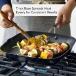 KitchenAid Hard Anodized Induction Nonstick Cookware Pots and Pans Set, 10 Piece, Matte Black - Image 4