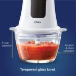 Oster 3-Cup Mini Food Chopper with Glass Bowl, for Kitchen Prep - Image 4