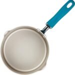 Rachael Ray 12020 Create Delicious Nonstick Sauce Pan / Saucepan with Straining and Lid, 3 Quart - Teal Shimmer - Image 4