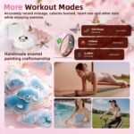Smart Ring Men & Women Ring Sleep Tracker Pedometer Long Battery Life No Subscription Fee, IP68 Waterproof (Pink, 6) - Image 4
