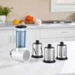 Slicer Shredder Attachment for KitchenAid Stand Mixer, Cheese Grater Attachment for KitchenAid Stand Mixer, Food Processor with 3 Blades by HOZODO - Image 4