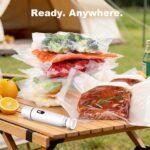Compact Vacuum Sealer for Food: Visible Water Tank Handheld Vacuum Sealer with 15 Reusable Bags for Seal Meal Saver, Portable Food Sealer, Gifts for Mom, Wife, Chef - Image 7
