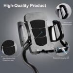 YUHENG Car Cup Holder Mount with 360° Rotation Adjustable Gooseneck,Car Phone Holder Mount for All Smartphones Cup Holder Cell Phone Automobile Cradles - Image 4
